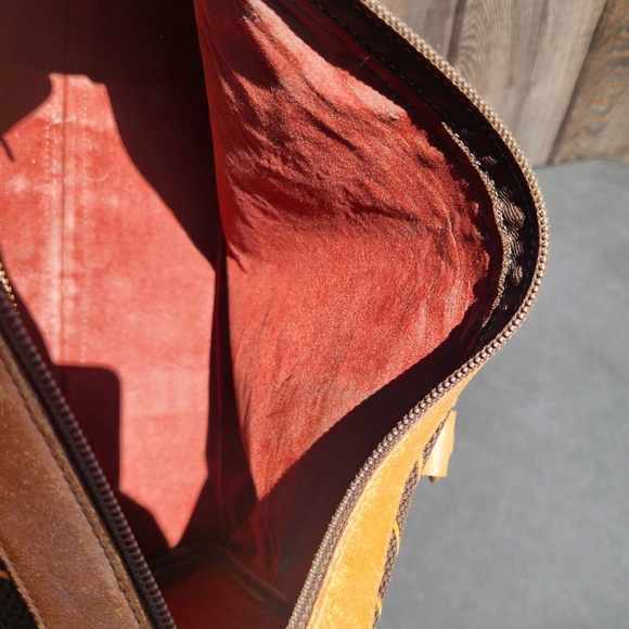 Vintage Gucci Centennial Canvas and Leather Handbag - Picture 13 of 13